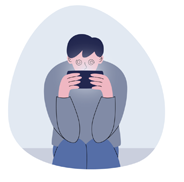 Person using Social Media