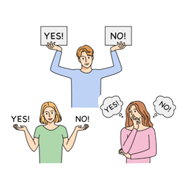 Someone who is not sure