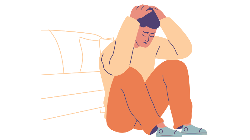 Boy Feeling Depressed