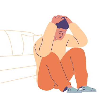 Boy Feeling Depressed