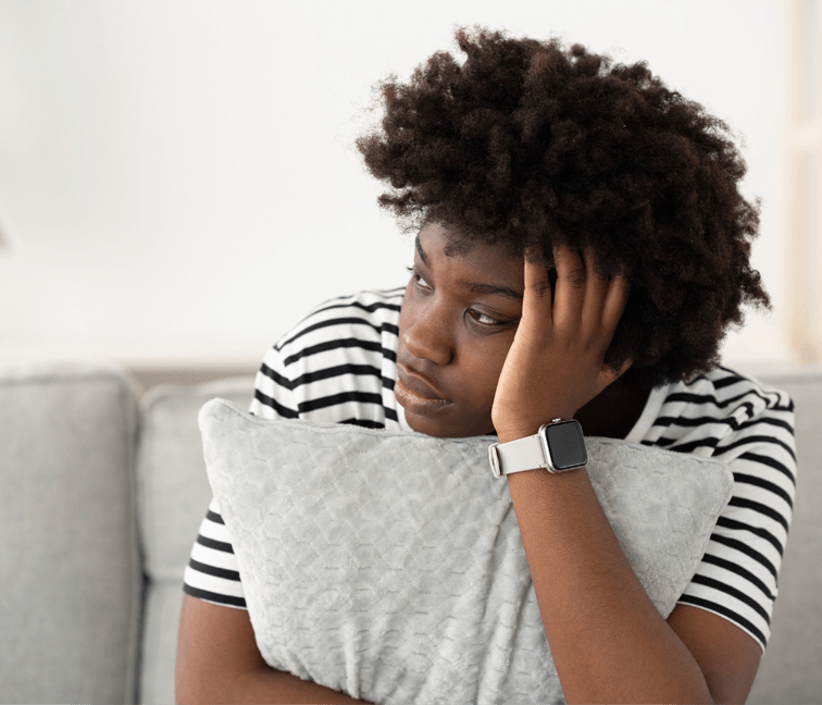 Girl Thinking of What to do Next